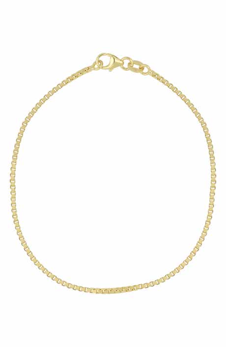 Bony Levy Men's 14K Gold Box Chain Bracelet