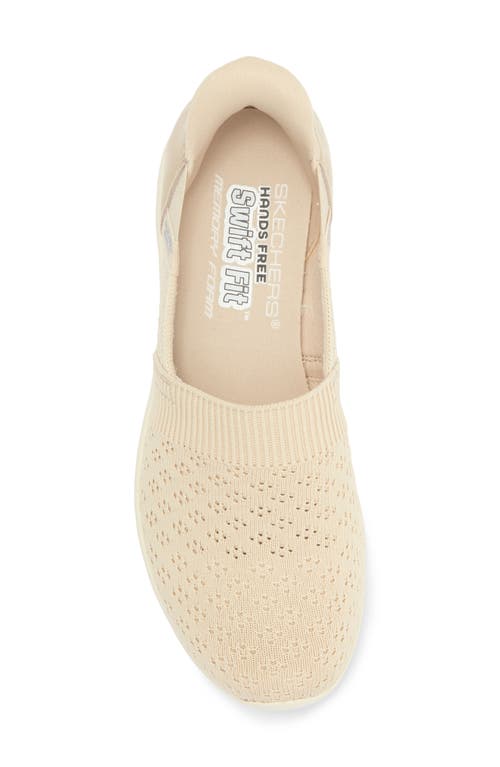 Skechers Arya Swift-fit Slip-on Sneaker In Natural