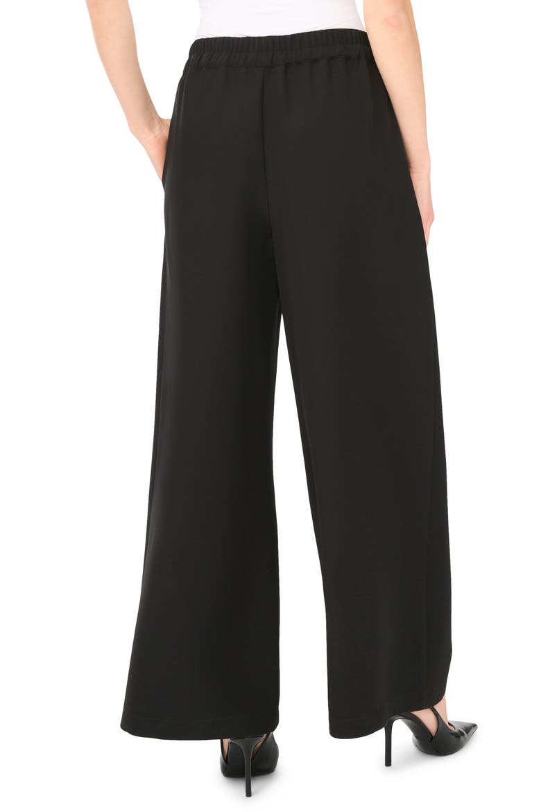 Pull-On Wide Leg Pants, Alternate, color, RICH BLACK