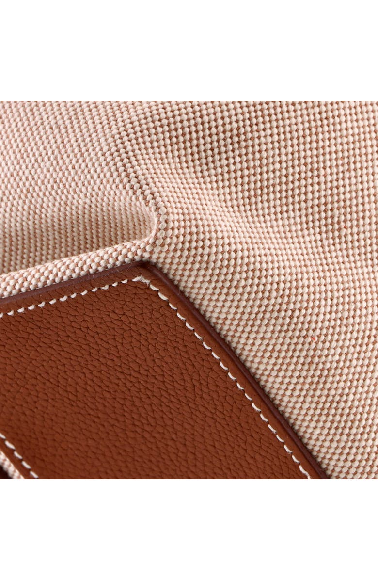 Pre-Owned Hermes R.M.S 12H Bag Toile and Leather, Alternate, color, Gold