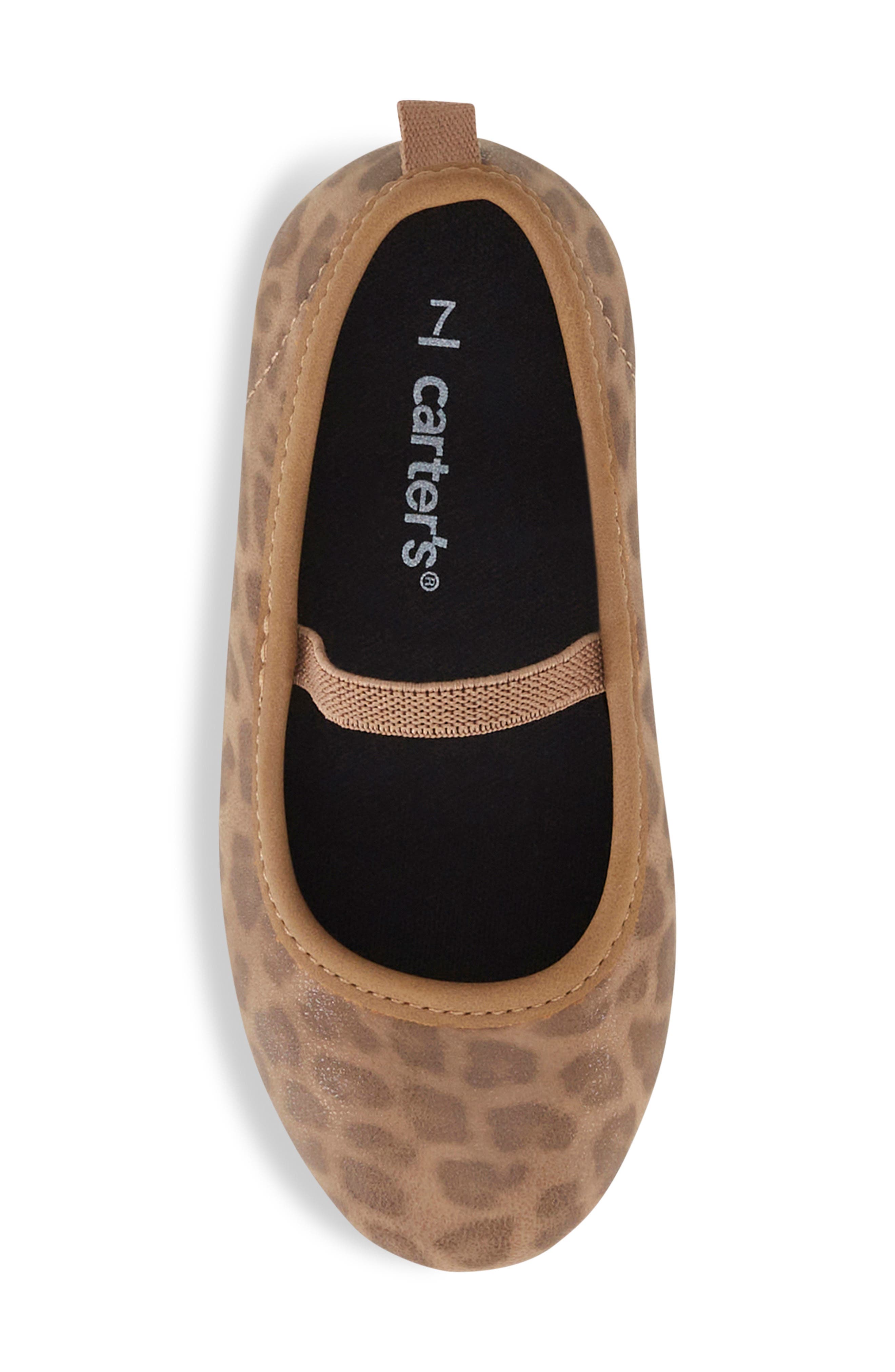 CARTERS Kids' Mae Mary Jane, Alternate, color, Light Brown Print