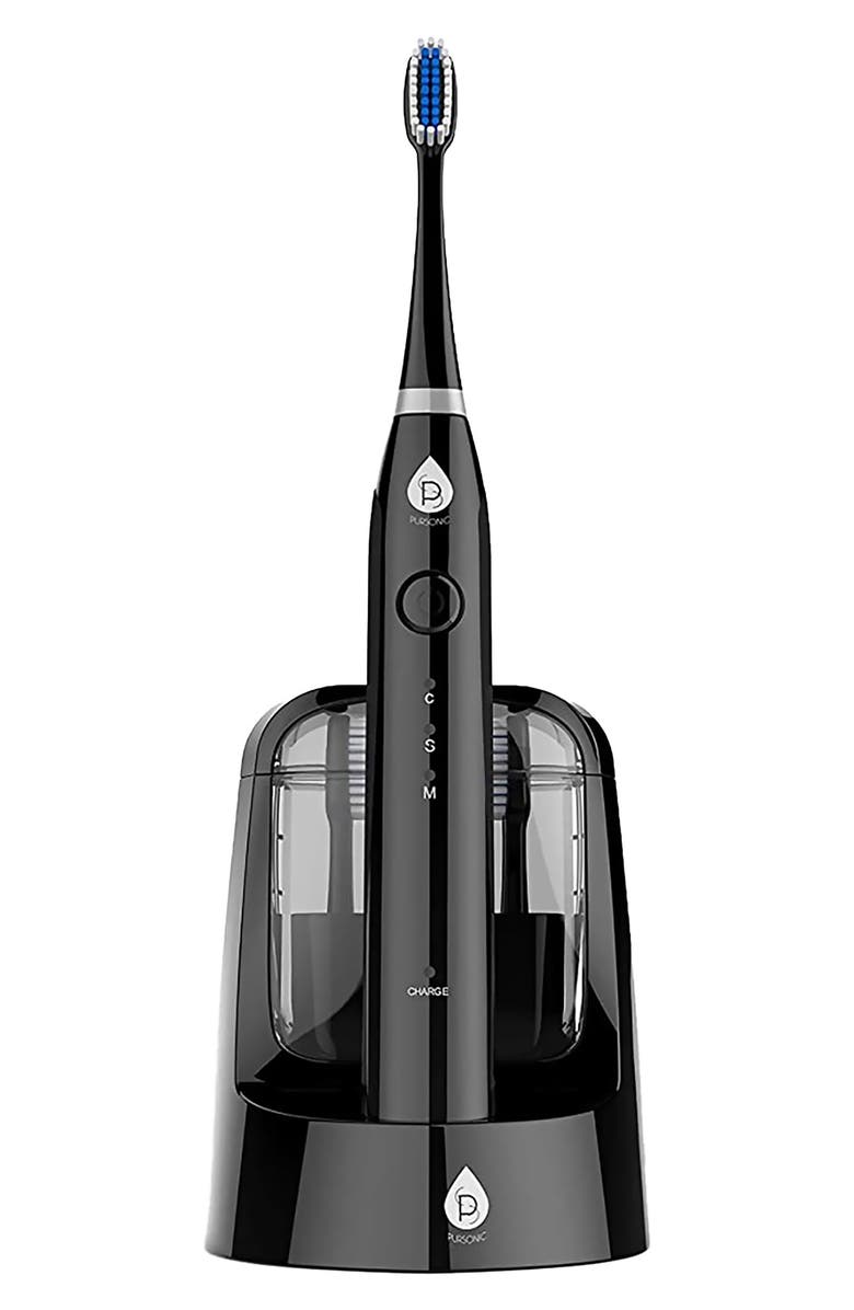 PURSONIC S750 Sonic Smart Series Electronic Rechargeable Toothbrush, Alternate, color, Black