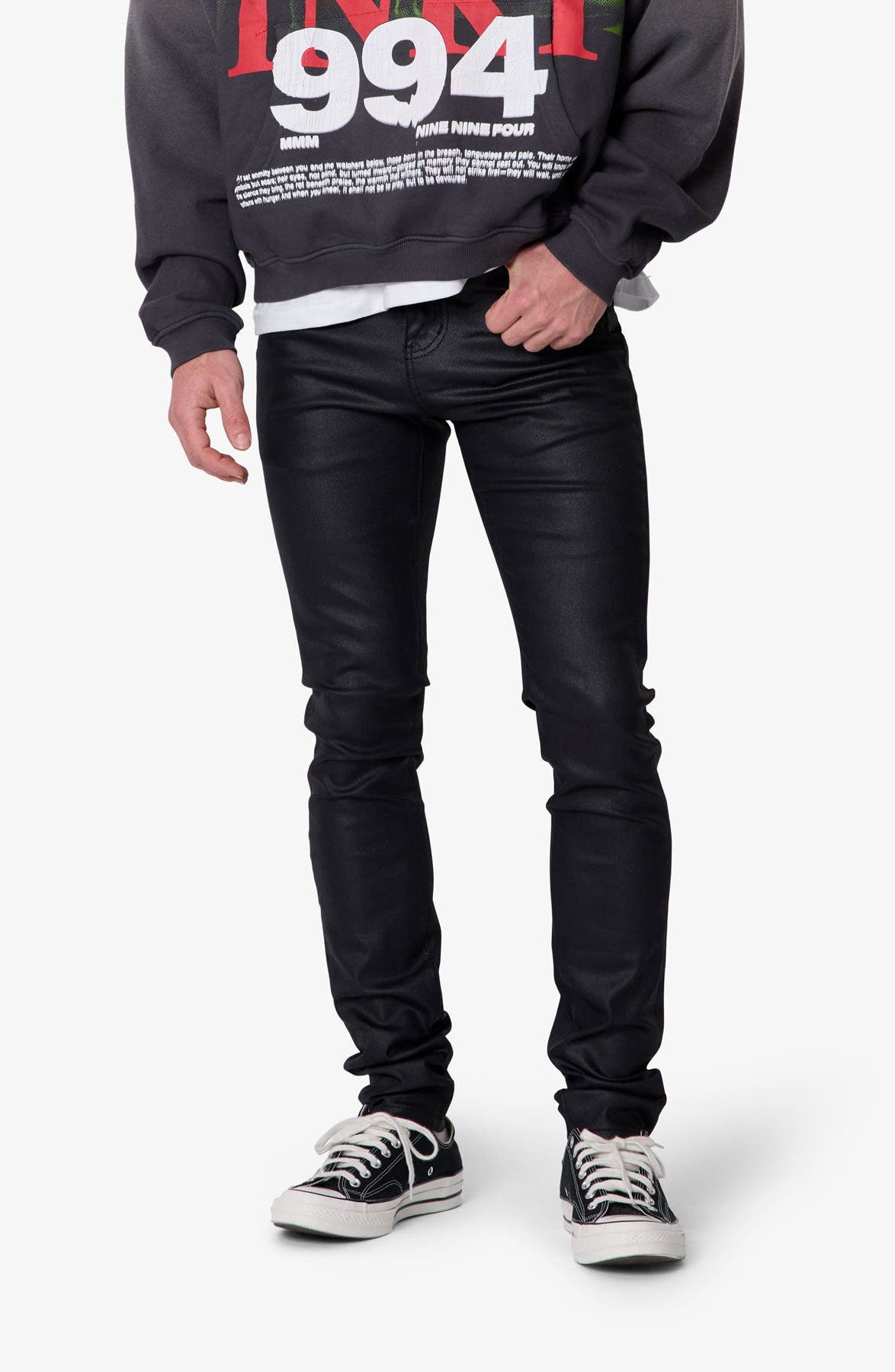 mnml Skinny Waxed Jeans (Men) | Nordstrom