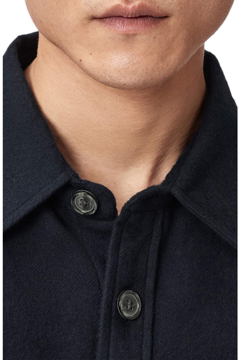 Haiku Long Sleeve Cotton Flannel Shirt, Alternate, color, MYSTIC BLUE
