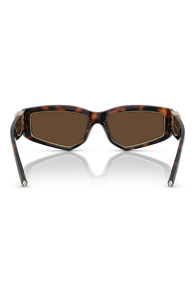 55mm Pillow Sunglasses, Alternate, color, HAVANA / LIGHT BROWN
