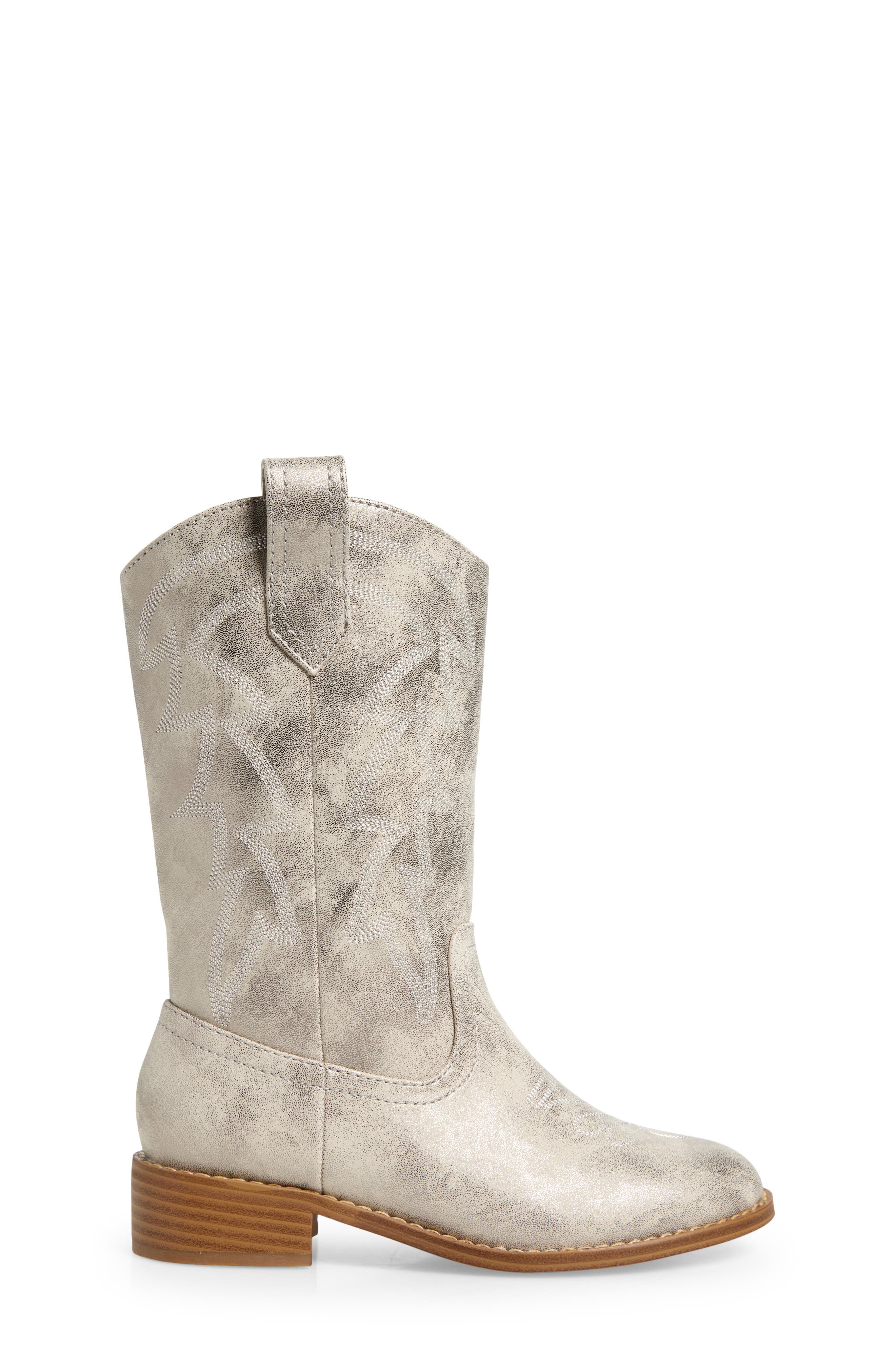 Nordstrom Kids' Haislee Western Boot, Alternate, color, 