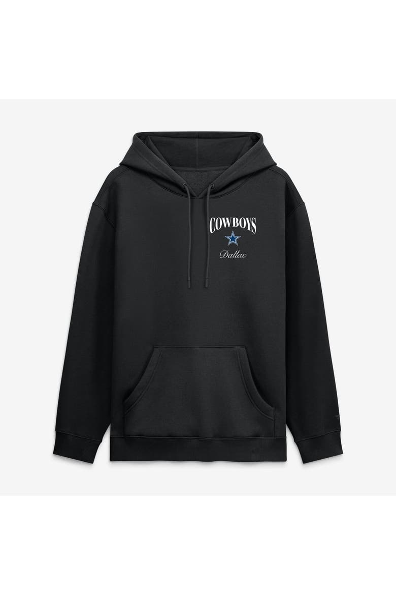Men's Fanatics Black Dallas Cowboys Nightfall Long Sleeve Fleece Hoodie, Alternate, color, Black