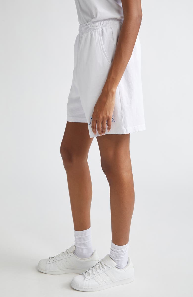 Sporty & Rich NY '94 Gym Shorts, Alternate, color, Open White