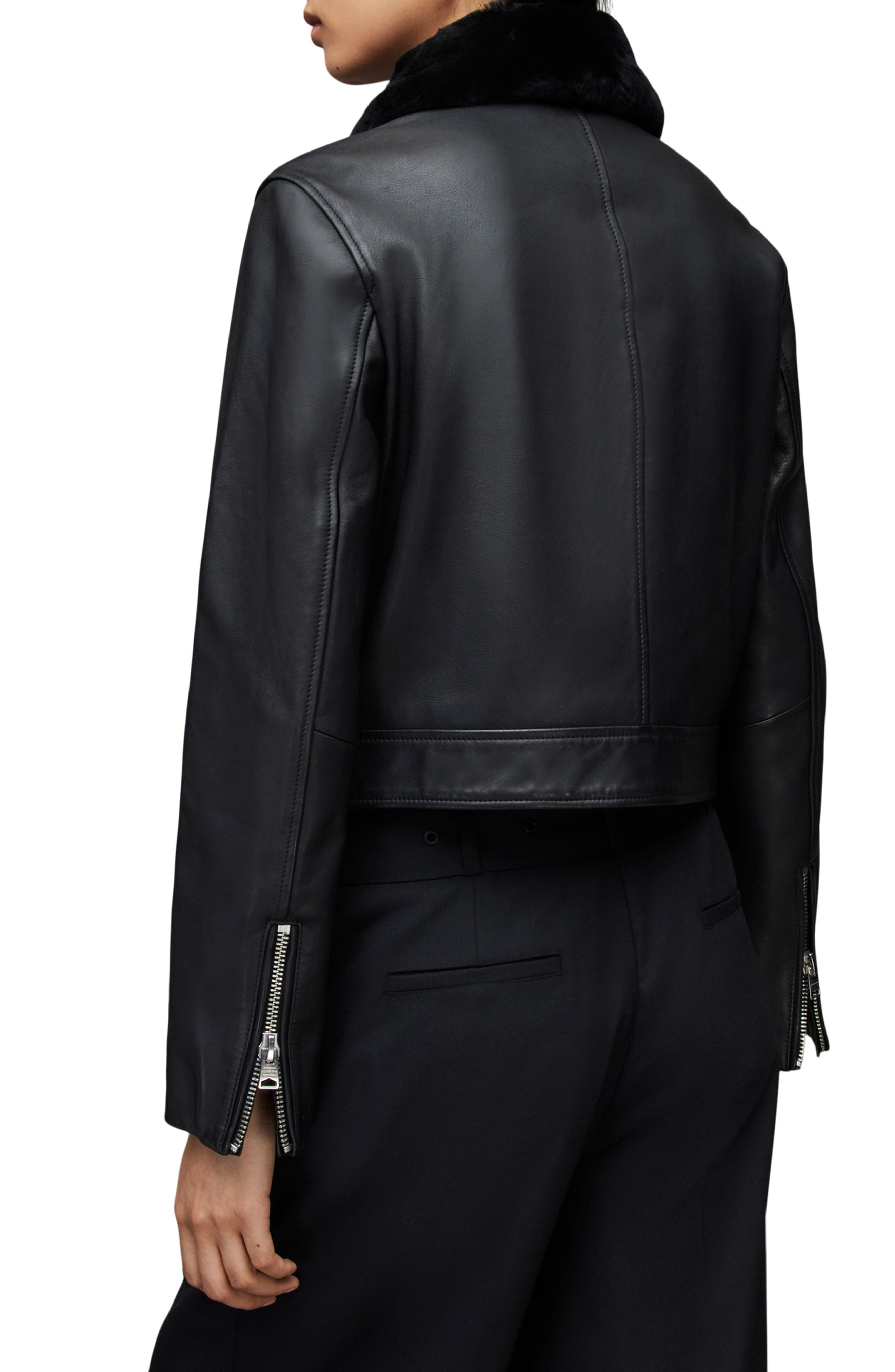 Safiya Leather Jacket - image 2