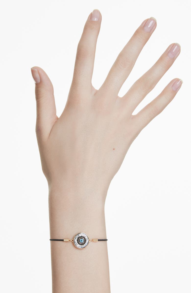 Swarovski Symbolica Crystal Evil Eye Bracelet, Alternate, color, Multicolored