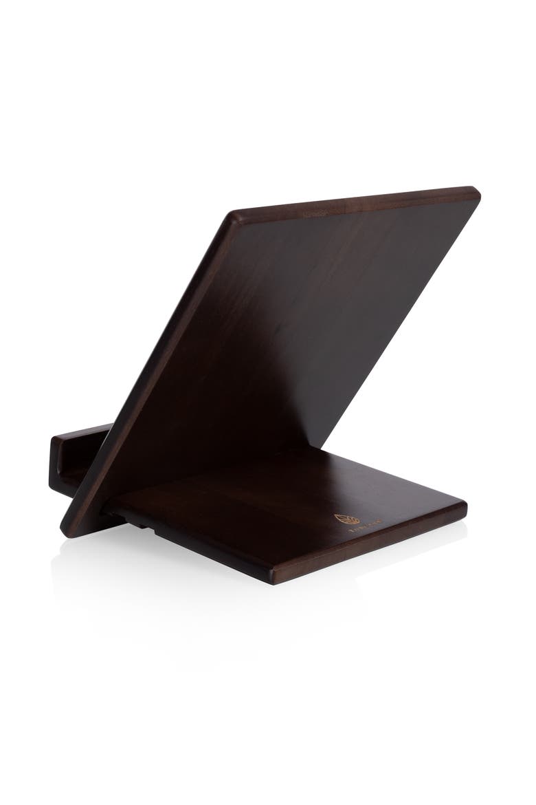 Cookbook Tablet Stand, Alternate, color, Stained Parawood