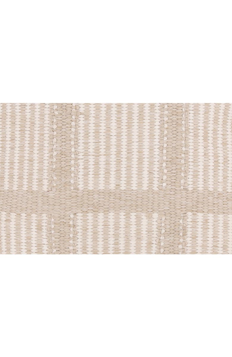 Dovetail Furniture Arlo Handwoven Olefin Outdoor Throw Pillow, Alternate, color, Ivory