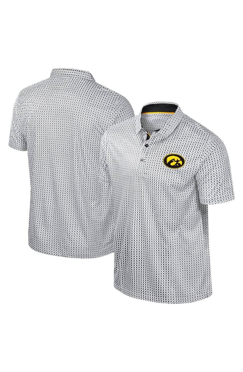 COLOSSEUM Men's Colosseum Black Iowa Hawkeyes Big & Tall Marty Rival Polo, Alternate, color, Black