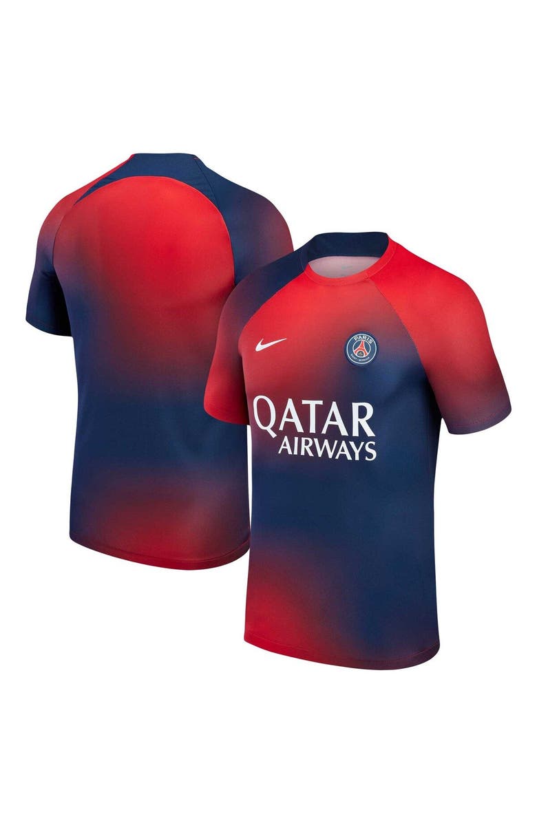 Nike Men's Nike Navy Paris Saint-Germain 2023/24 Academy Pro Pre-Match Top, Alternate, color, Navy