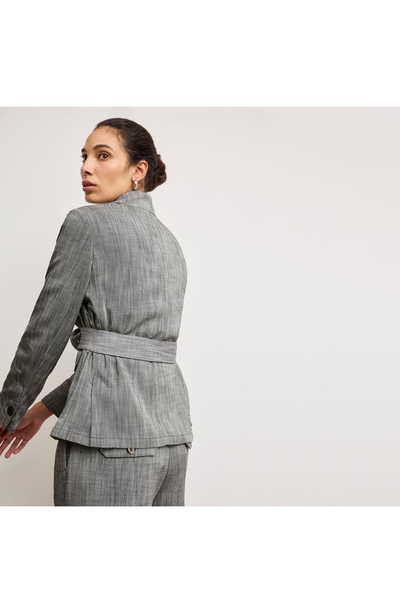 M.M.LaFleur Emery Safari Blazer - Porto Weave, Alternate, color, Grey