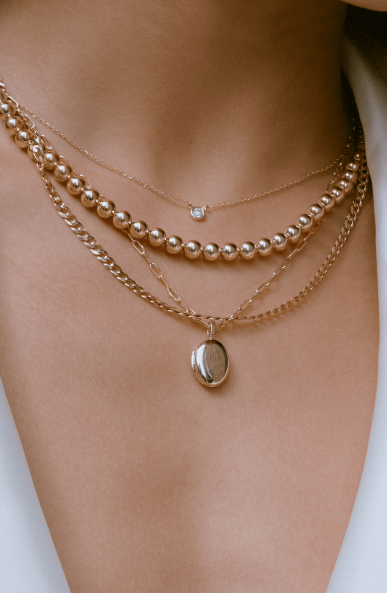 Aurate New York Gold Locket Pendant, Alternate, color, Yellow Gold