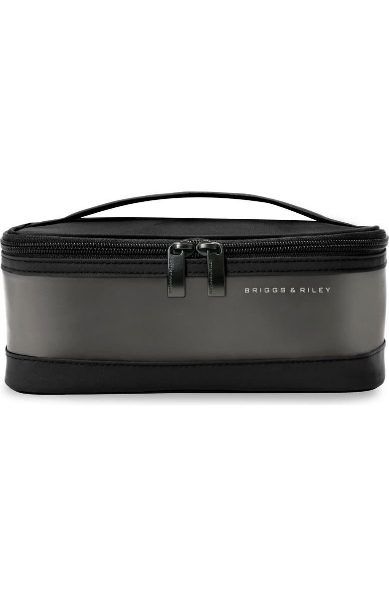 Briggs & Riley Translucent Essentials Toiletry Bag, Main, color, Black
