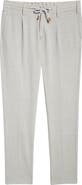 Eleventy Drawstring Waist Stretch Virgin Wool Pants