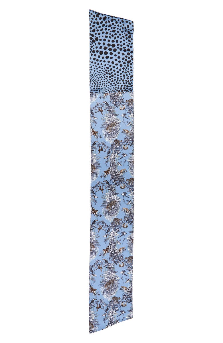 Tasha Floral Skinny Scarf, Alternate, color, 