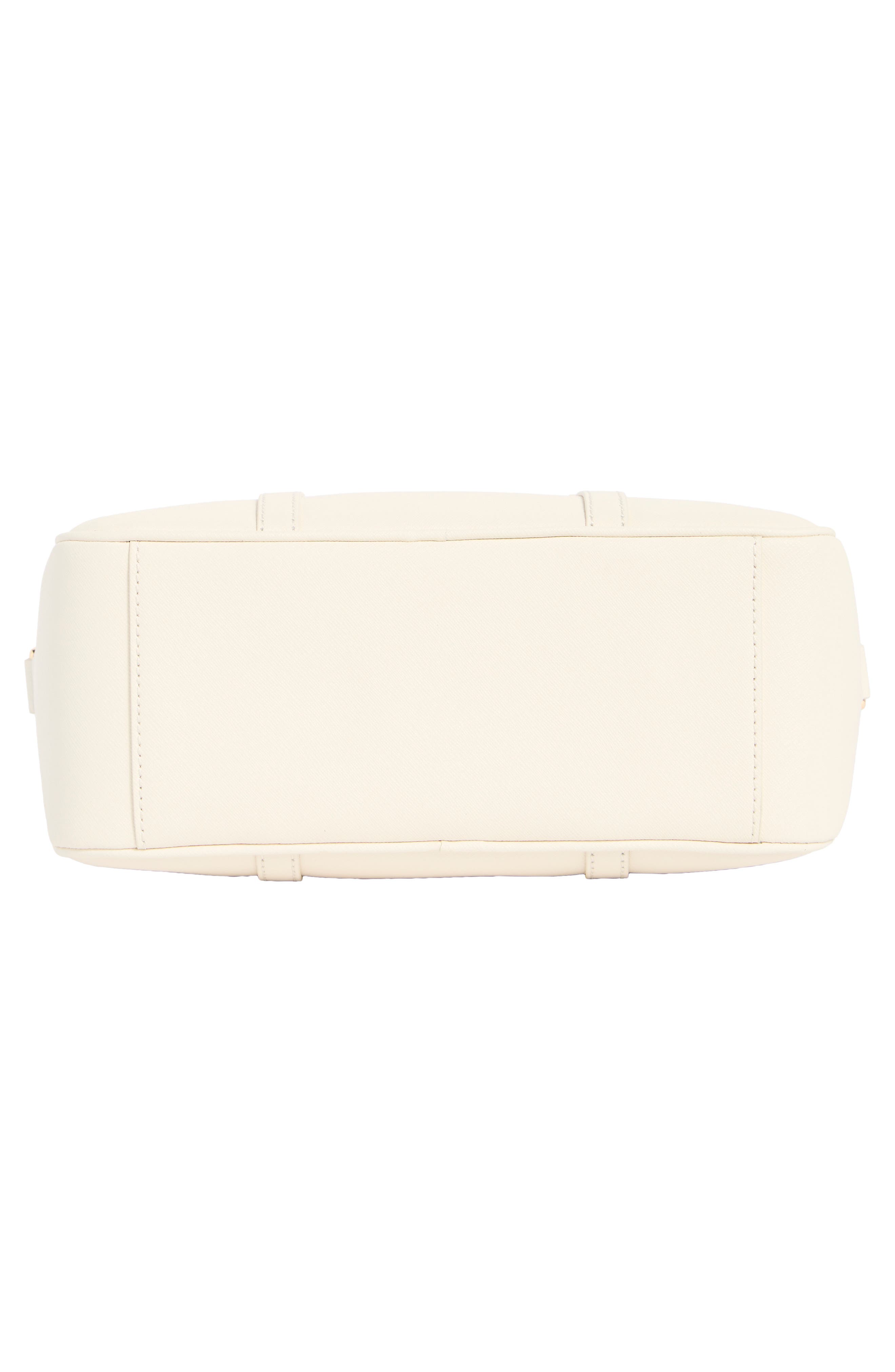 Cole Haan Go Anywhere Leather Satchel, Alternate, color, Ivory