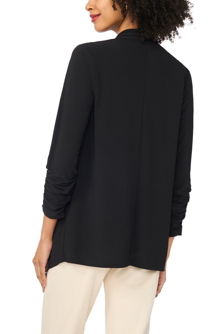 Waterfall Cardigan, Alternate, color, RICH BLACK