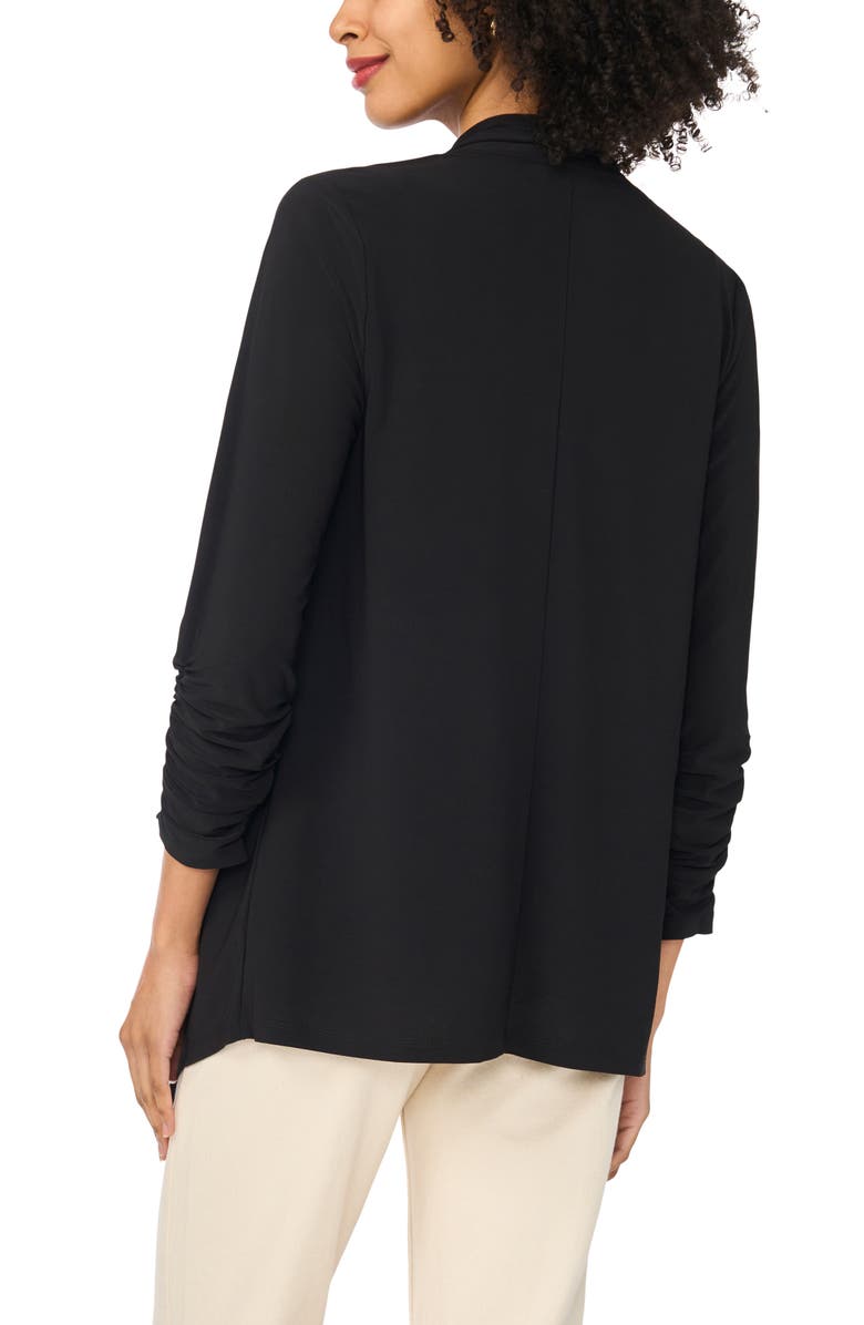 Chaus Waterfall Cardigan, Alternate, color, Rich Black