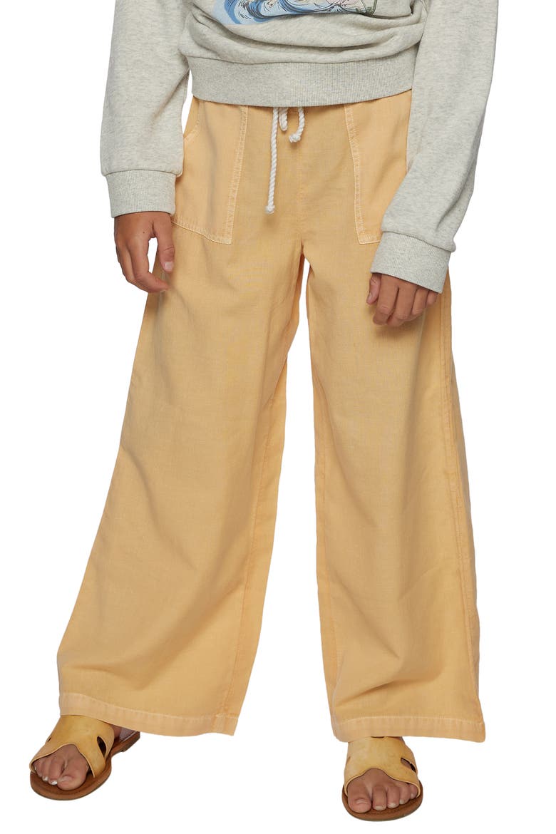 Kids' Koa Wide Leg Pants, Main, color, STRAW