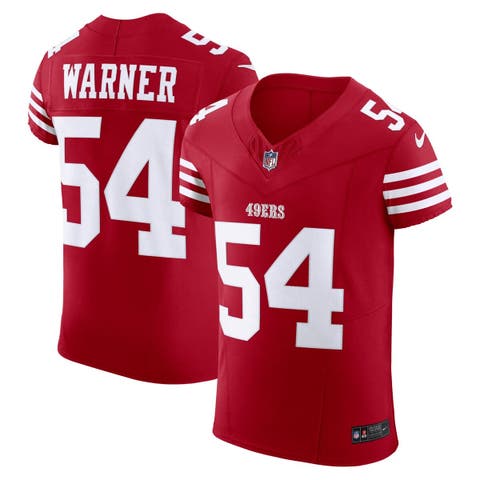 Men's Nike Fred Warner Scarlet San Francisco 49ers  Vapor F.U.S.E. Elite Jersey
