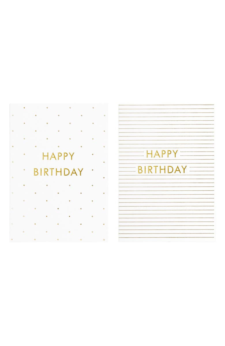 kikki.K Time is Now 10-Pack Birthday Cards, Alternate, color,