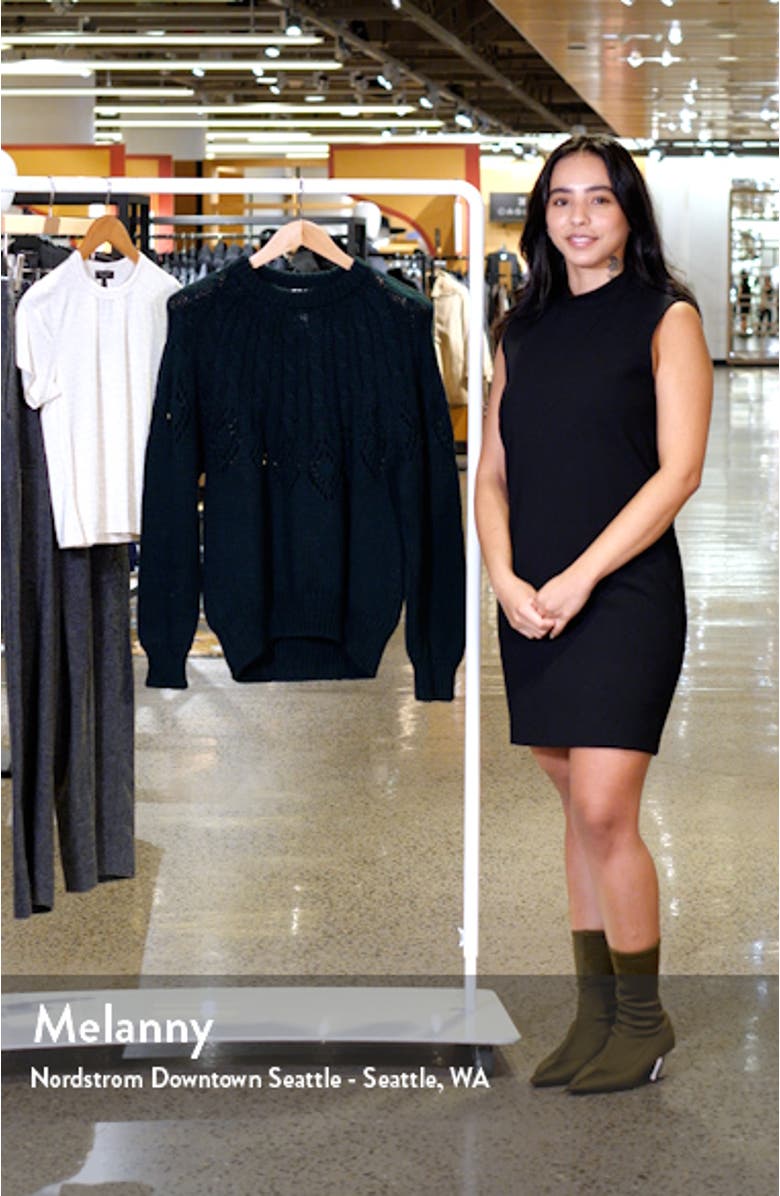 Montie Merino Wool Cable Knit Sweater, sales video thumbnail