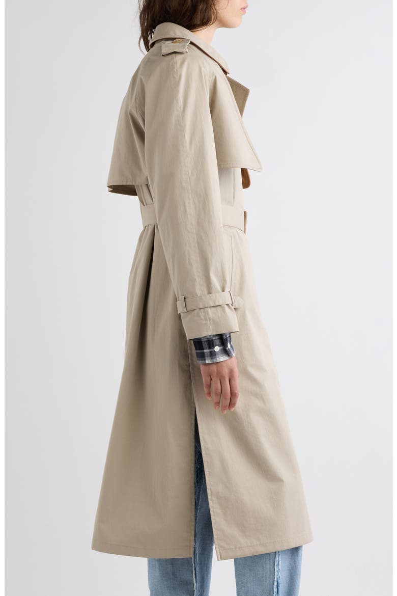 Ormesa Cotton Trench Coat, Alternate, color, LIGHT BEIGE