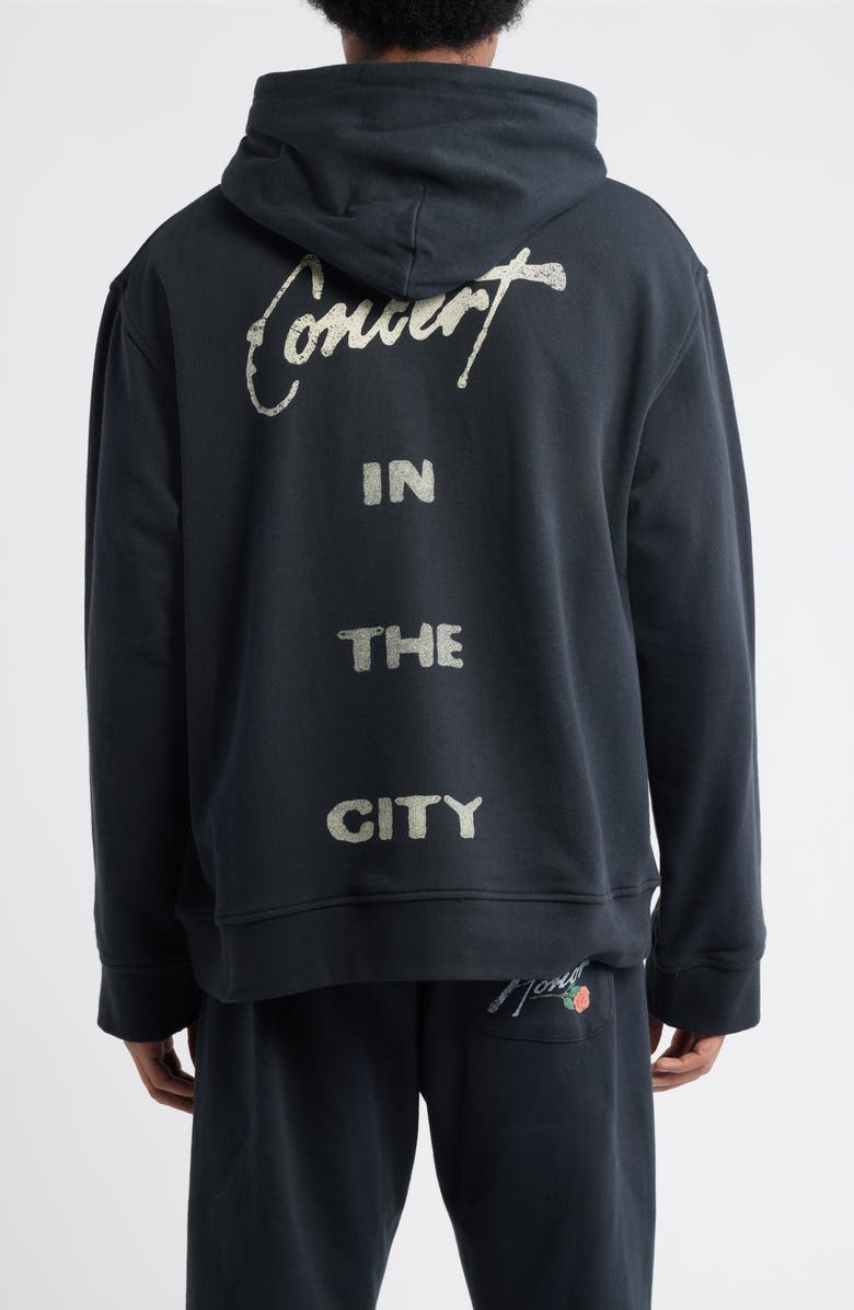 HONOR THE GIFT Concert French Terry Graphic Hoodie, Alternate, color, Black