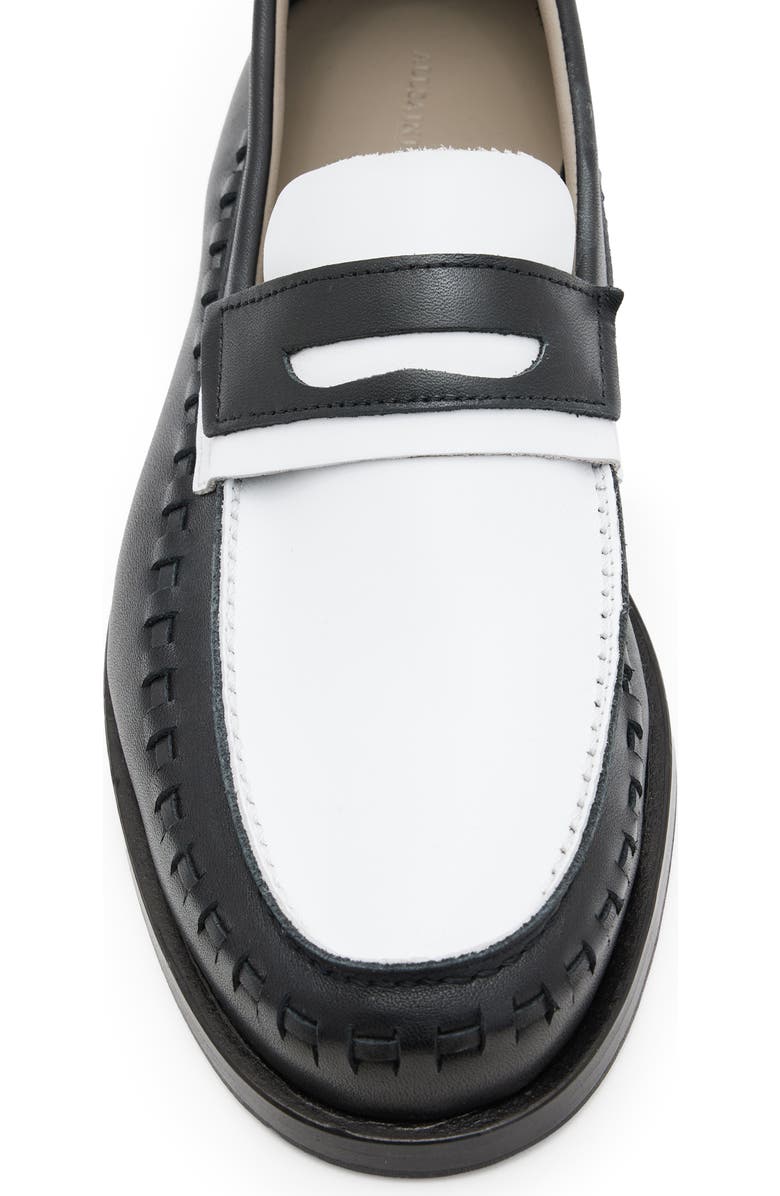 AllSaints Sammy Two-Tone Penny Loafer, Alternate, color,