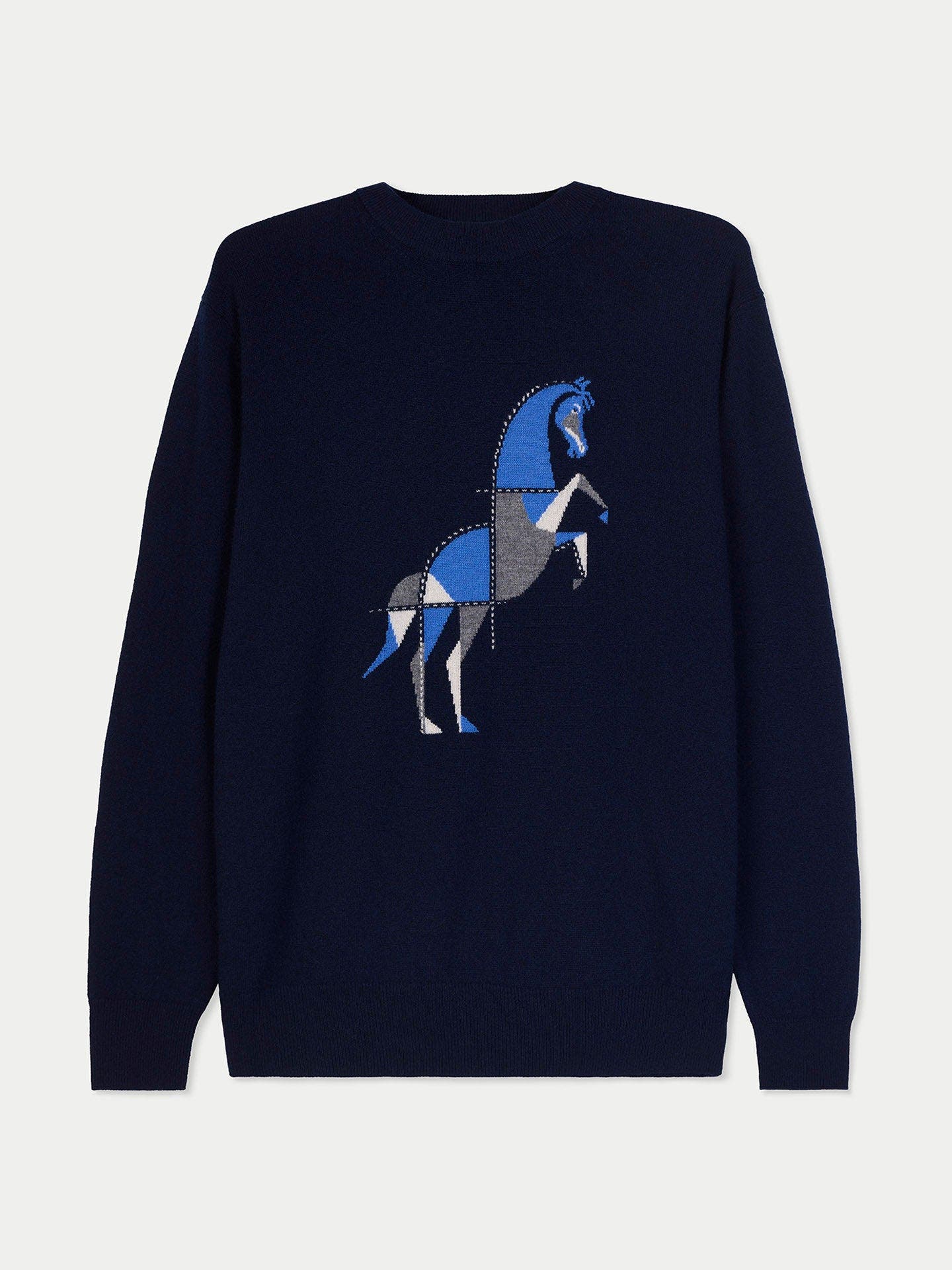 Cashmere Horse Intarsia Sweater - image 1