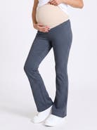 MOTHERHOOD MATERNITY Secret Fit Over the Belly Full Length Flare Leggings