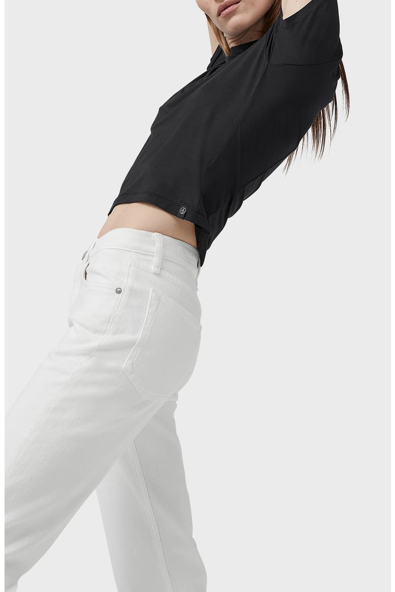 Harlow Relaxed Straight Leg Jeans, Alternate, color, OPTICWHT