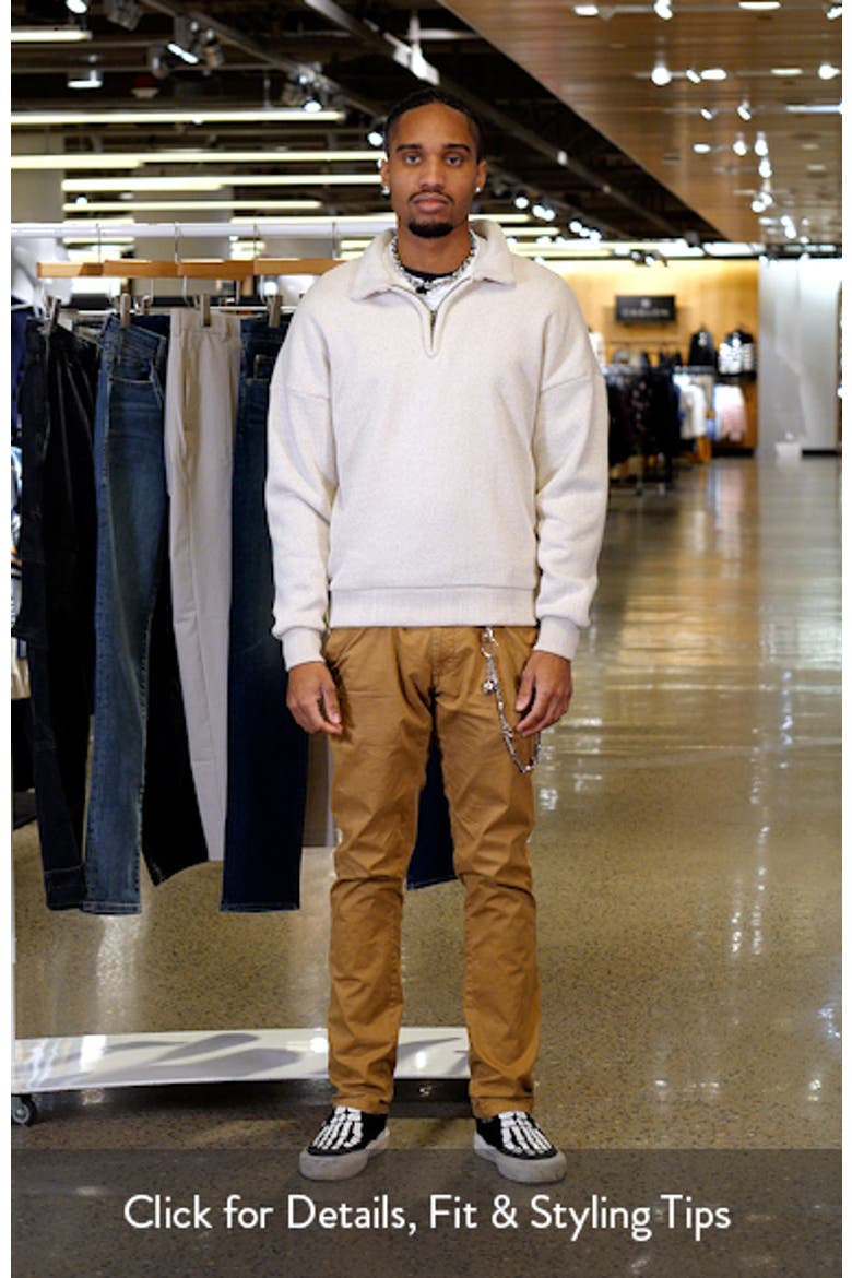 Gabe Oversize Fleece Quarter Zip Pullover video
