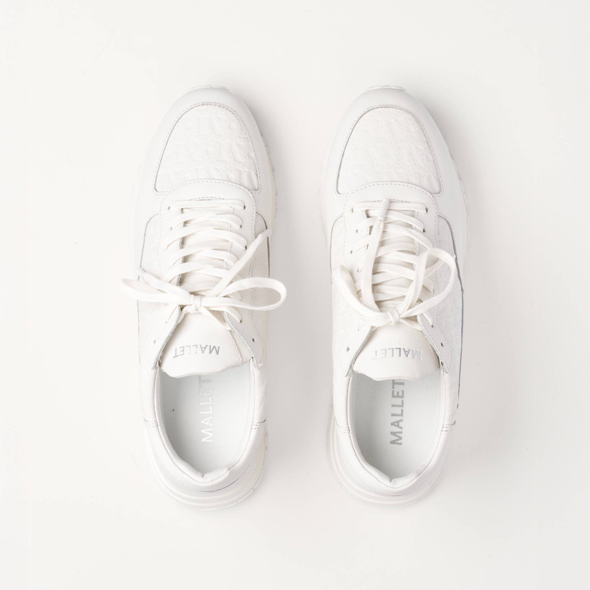 Popham Tumbled Sneakers, Alternate, color, White