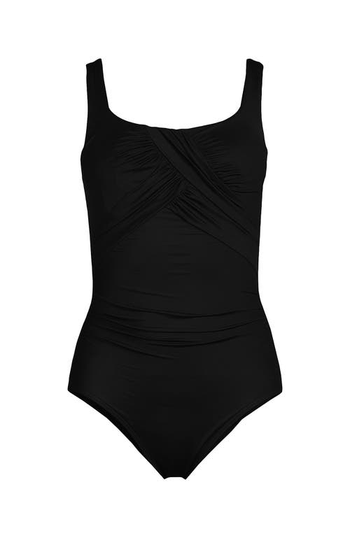 LANDS' END LANDS' END SLENDER SUIT CARMELA ONE PIECE SWIMSUIT