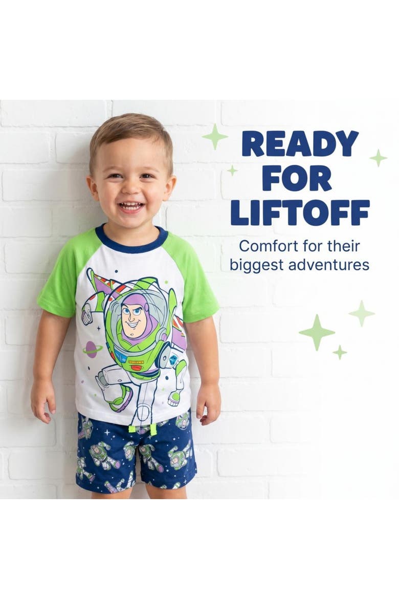 Toy Story 2-Piece T-Shirt and Shorts Set, Alternate, color, Buzz Lightyear Navy