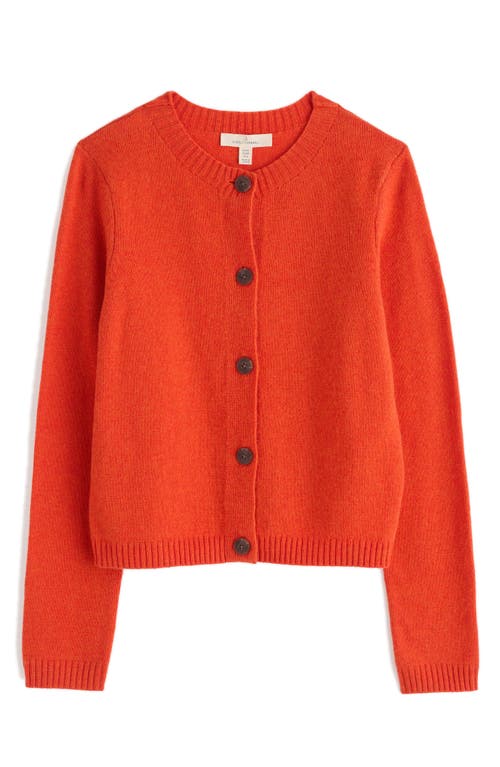 Seasalt Cornwall Tern Tide Merino Wool Blend Cardigan In Red