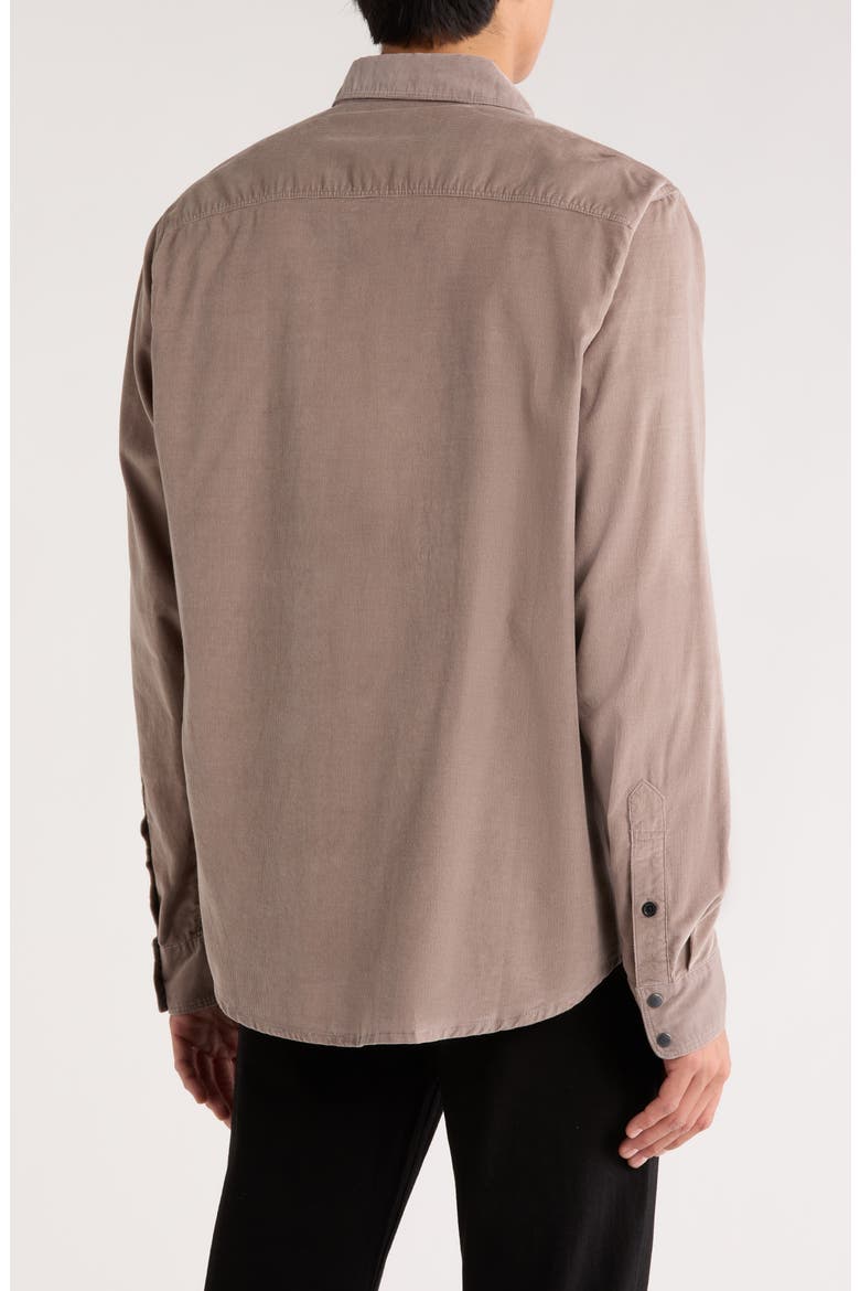 Western Corduroy Shirt, Alternate, color, DRIFTWOOD