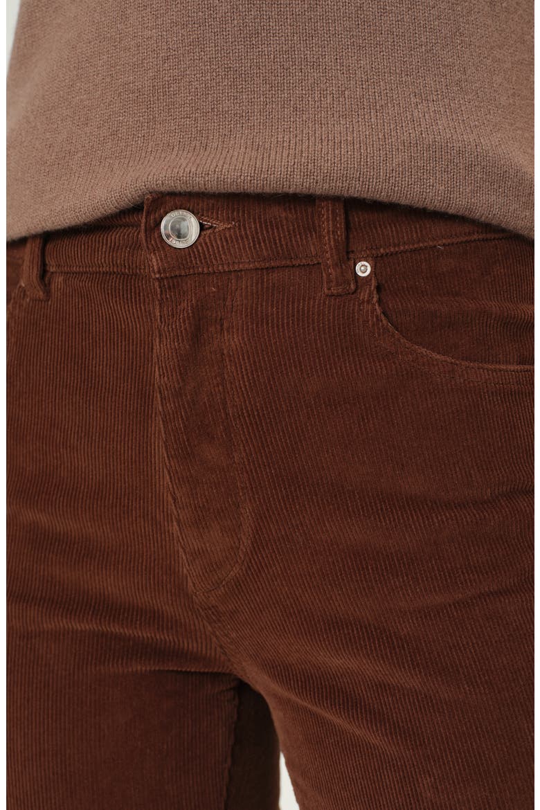 Bridget Bootcut High Rise Instasculpt Corduroy Jeans, Alternate, color, WALNUT