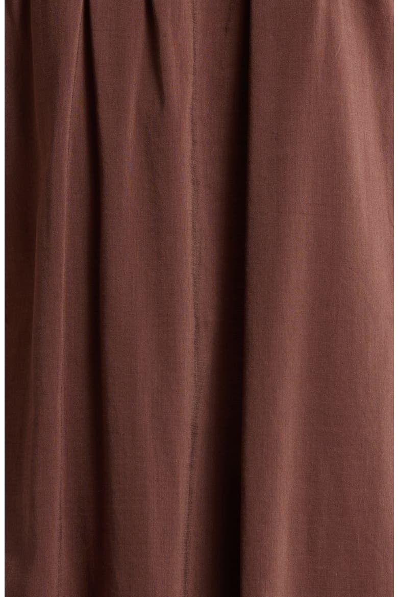 Holly Eyelet Trim Organic Cotton Blend Nightgown, Alternate, color, CAFE