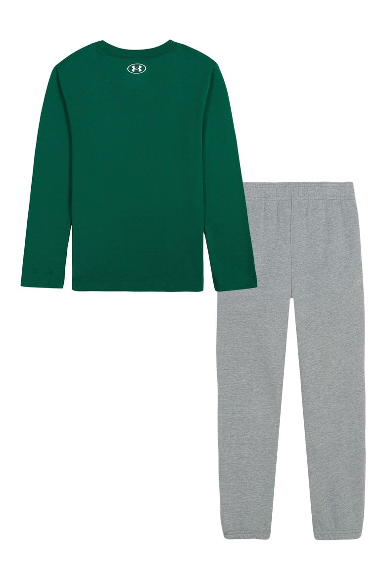 Kids' Off Road Long Sleeve T-Shirt & Fleece Pants Set, Alternate, color, CAMPUS IVY