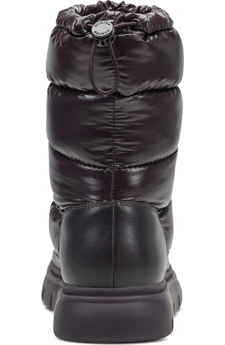Hunter Maribels Waterproof Snow Boot, Alternate, color, Dark Purple 500