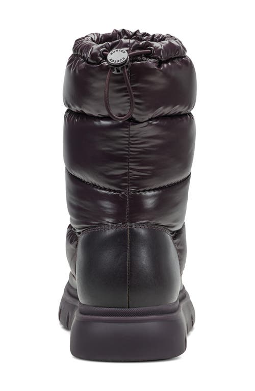 Hunter Maribels Waterproof Snow Boot In Black