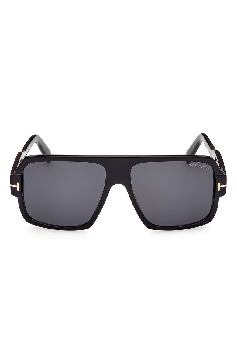 TOM FORD Camden 58mm Square Sunglasses, Main, color, 