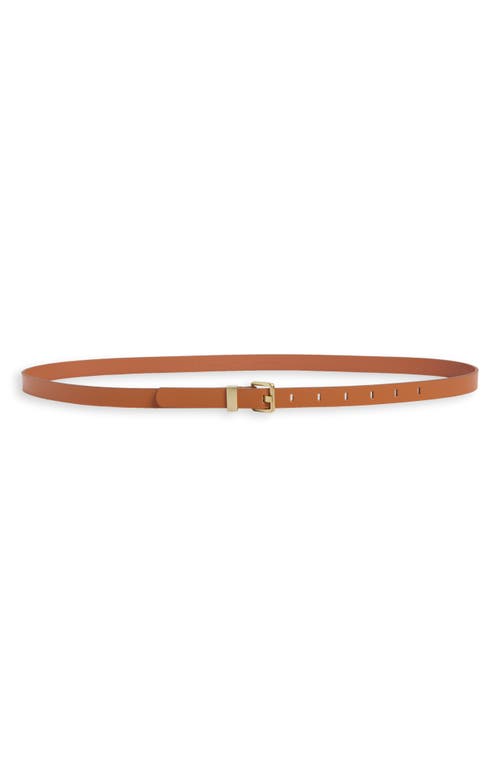 Nordstrom Metal Keeper Belt In Tan
