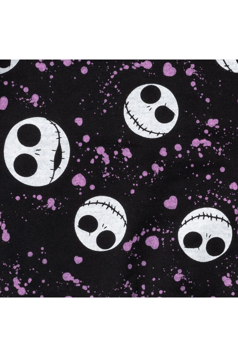 Nightmare Before Christmas Jack Skellington Pullover Sweatshirt, Alternate, color, Black Jack Skellington